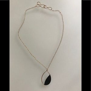 Tia Kramer Paper Necklace, Black